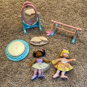 Fisher Price dollhouse ballet set.